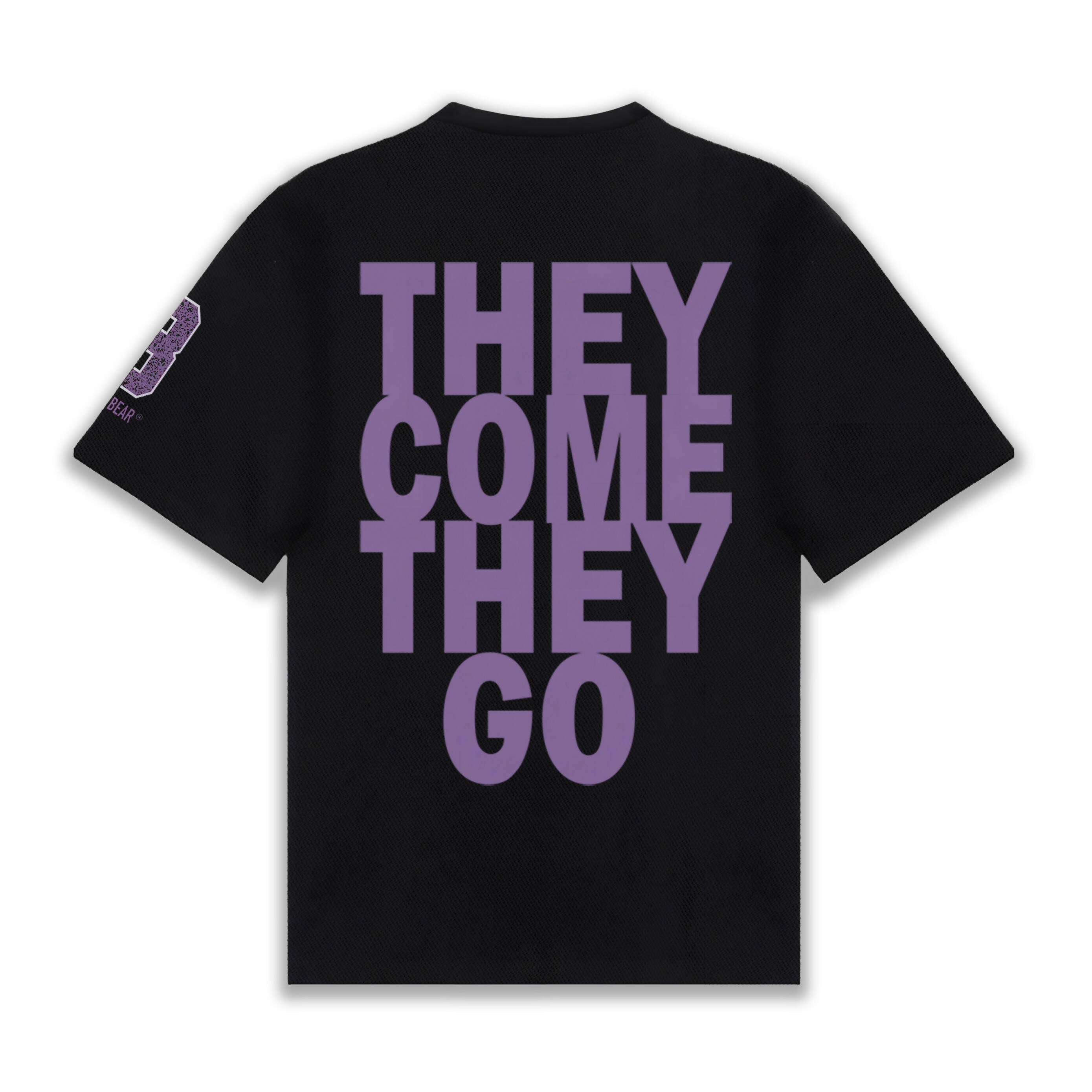 They Come They Go Black Tee