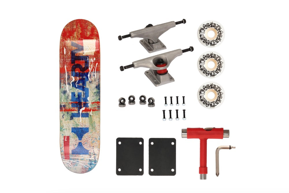 Hearty Pro-Complete Skateboard Pack- Unassembled- 8.0" & 8.25"-Urban Surge Gen-3